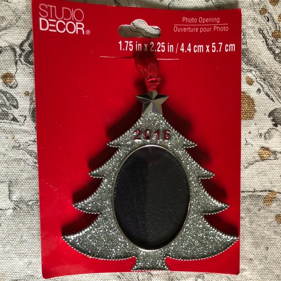 Christmas Tree Photo Ornament by Studio Decor - Picture 1 of 4